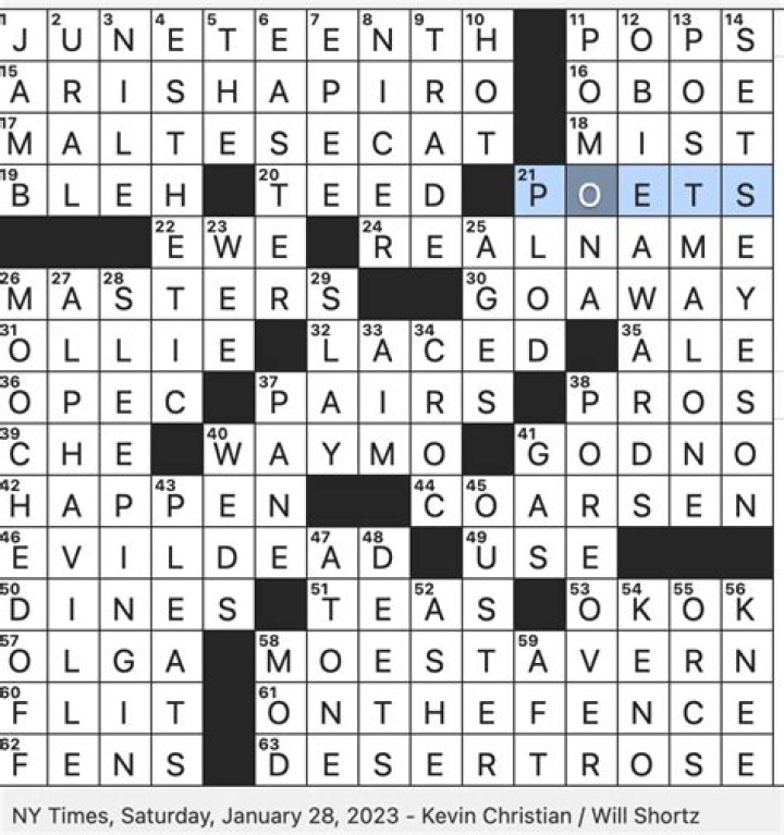 Dapper pachyderm NYT Crossword Clue