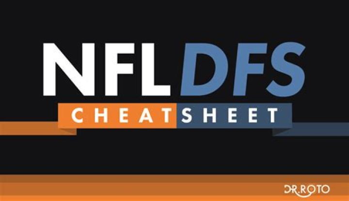 NFL DFS Cheat Sheet: Premium Summary