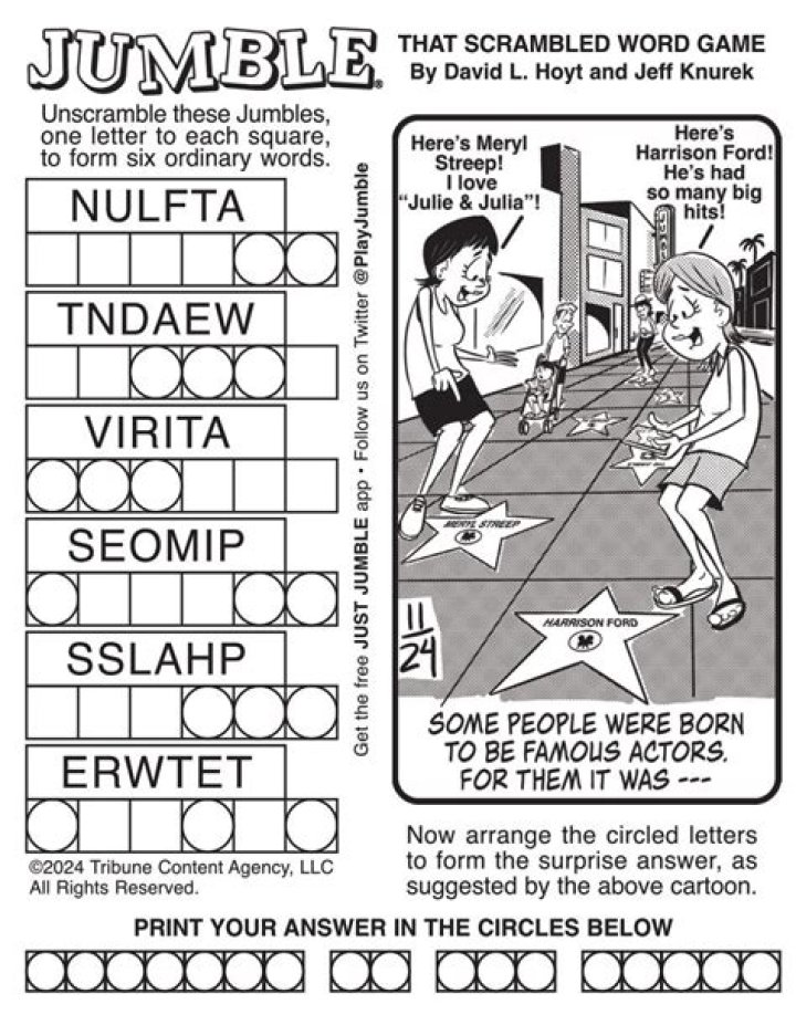 SCOMIA – Daily Jumble