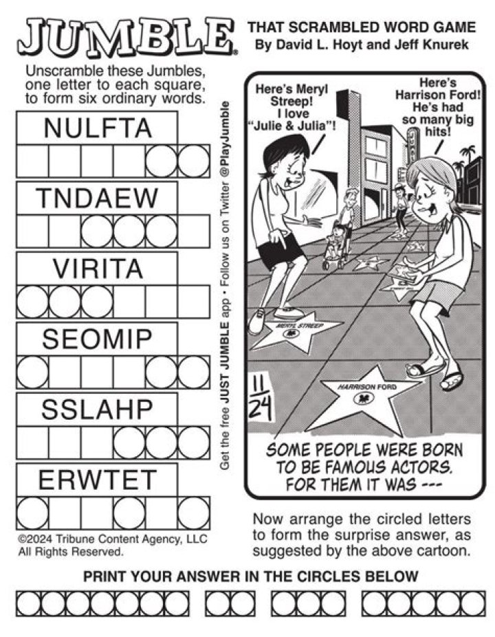 ZLYILA – Daily Jumble